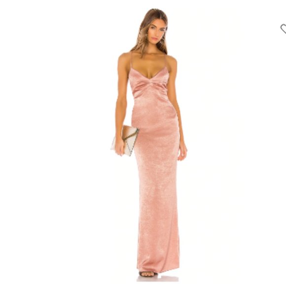 Lovers + Friends Dresses & Skirts - Lovers + Friends Ellie Evening Gown Dress in Mauve